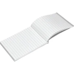 Bloc notas Liderpapel Din A-7 apaisado 80 hojas rayado horizontal 7 mm