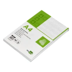 Bloc notas Liderpapel Din A-4 apaisado rayado horizontal 80 hojas