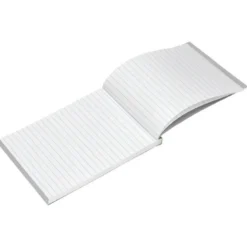 Bloc notas perforado Liderpapel Din A-6 apaisado 80 hojas rayado horizontal 7 mm