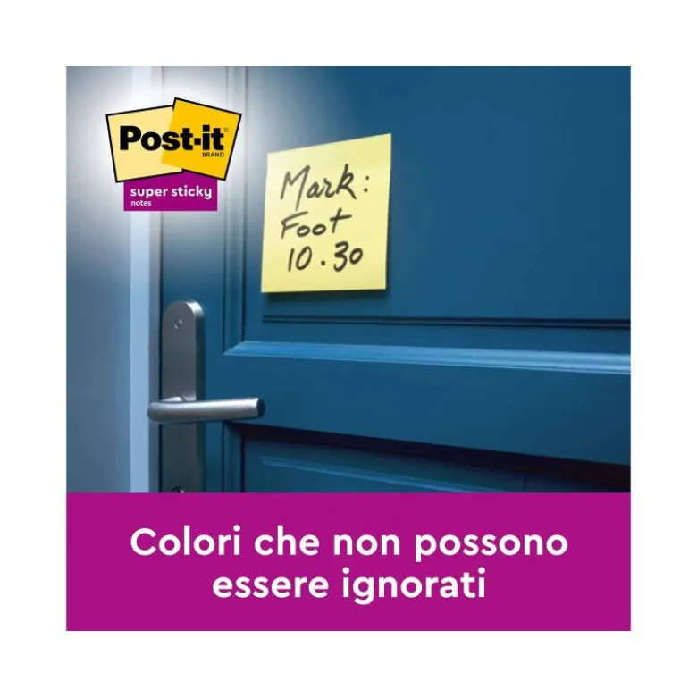 Bloc notas quita y pon Post-it ® super sticky 76 x 127 mm amarillo