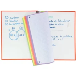 Bloc Oxford DIN A4+Ebook Cuadricula 5 mm 120 hojas COLORES SURTIDOS