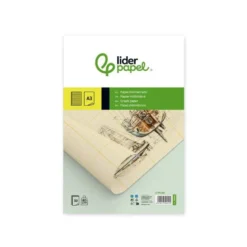 Bloc papel milimetrado liderpapel encolado DIN A4 210x297mm 50 hojas 80g/m2.