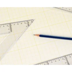 Bloc papel milimetrado liderpapel encolado DIN A4 210x297mm 50 hojas 80g/m2.