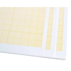 Bloc papel milimetrado liderpapel encolado DIN A4 210x297mm 50 hojas 80g/m2.