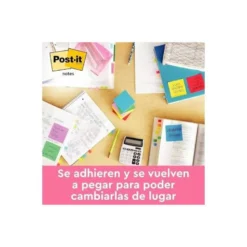 Bloc quita y pon Post-it ® amarillo neon 76 x 76 mm