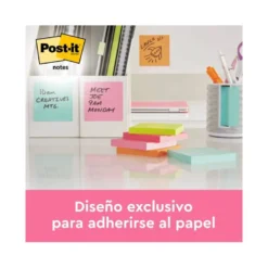 Bloc quita y pon Post-it ® fucsia 76 x 76 mm
