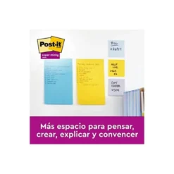 Bloc Quita y Pon Post-It ® Super Sticky 149X98 mm Colores Neon XXL