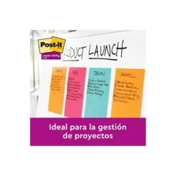 Bloc Quita y Pon Post-It ® Super Sticky 149X98 mm Colores Neon XXL