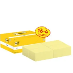 Bloc Quita y Pon Post-It ® Super Sticky 76x127 mm Color Amarillo Canario