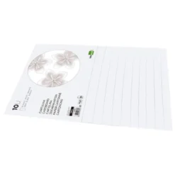 BLOC TRABAJOS MANUALES LIDERPAPEL CARTULINA 240X315MM 10 HOJAS COLOR BLANCO