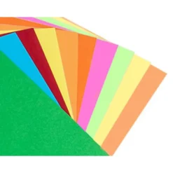 BLOC TRABAJOS MANUALES LIDERPAPEL CARTULINA 240X315MM 10 HOJAS 5 COLORES NEON + 5 COLORES INTENSOS