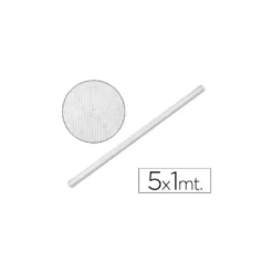 Bobina papel tipo kraft Liderpapel 65 g/m² 5 x 1 m blanco