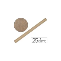 Bobina papel tipo kraft Liderpapel 65 g/m² 25 x 1 m marron