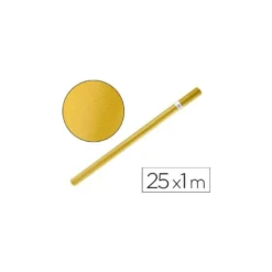 Bobina papel tipo kraft Liderpapel 65 g/m² 25 x 1 m amarillo