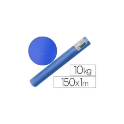 Bobina papel tipo kraft verdujado Liderpapel 65 g/m² 1x150 mt color Azul