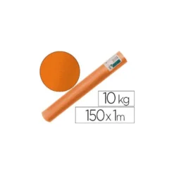 Bobina papel tipo kraft verdujado Liderpapel 65 g/m² 1x150 mt color Naranja