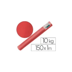 Bobina papel tipo kraft verdujado Liderpapel 65 g/m² 1x150 mt color Rojo