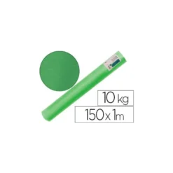 Bobina papel tipo kraft verdujado Liderpapel 65 g/m² 1x150 mt color verde
