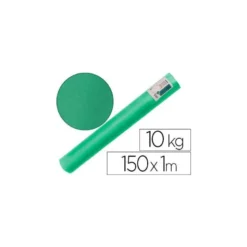 Bobina papel tipo kraft verdujado Liderpapel 65 g/m² 1x150 mt color Verde