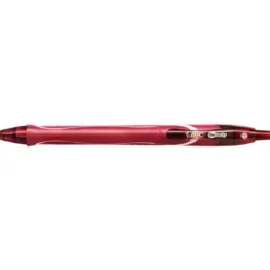 Bolígrafo Bic Gel-ocity Quick Dry Retráctil Punta Media 0,7 mm Color Rojo