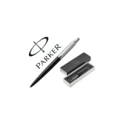 Bolígrafo Parker Jotter Bond Street CT Punta 1mm Tinta Azul Negro con Estuche