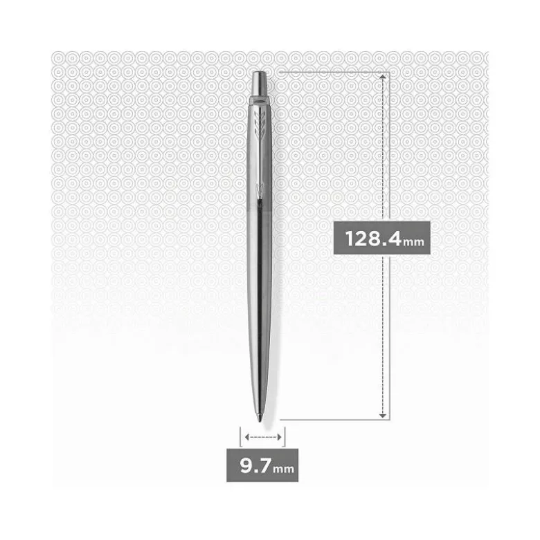 Bolígrafo Parker Jotter Core Bond Street Acero Tinta Azul