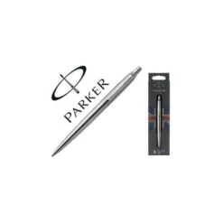 Bolígrafo Parker Jotter Core Bond Street Acero Tinta Azul