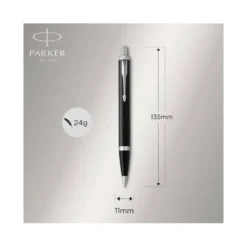 Bolígrafo Parker PK IM CT Punta 1mm Tinta Azul Color Negro