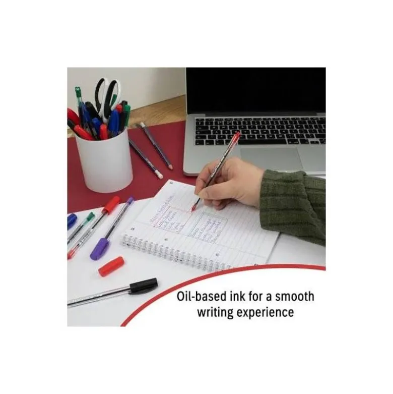 Bolígrafo Pelikan Stick Super Soft Rojo de 0,4 mm