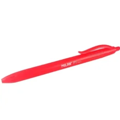 Bolígrafo retráctil milán P1 de color rojo 1 mm