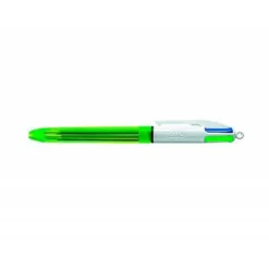 Boligrafo Bic 3 colores más amarillo fluor