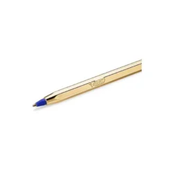 Boligrafo Bic Cristal Celebration Oro 0,4 mm Tinta Azul