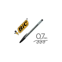 BOLIGRAFO BIC CRISTAL ULTRAFINE PUNTA FORMA AGUJA 0,7 MM NEGRO