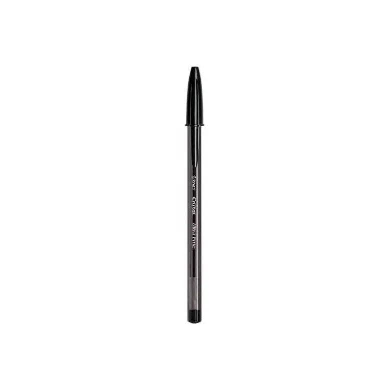 BOLIGRAFO BIC CRISTAL ULTRAFINE PUNTA FORMA AGUJA 0,7 MM NEGRO