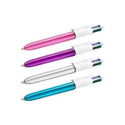 BOLIGRAFO BIC CUATRO COLORES SHINE ROSA PUNTA DE 1 MM