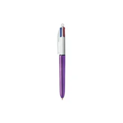 BOLIGRAFO BIC CUATRO COLORES SHINE MORADO PUNTA DE 1 MM