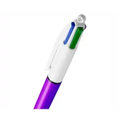 BOLIGRAFO BIC CUATRO COLORES SHINE MORADO PUNTA DE 1 MM