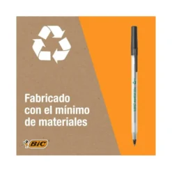 Boligrafo Bic ECOlutions Round Stic Negro 0,4 mm