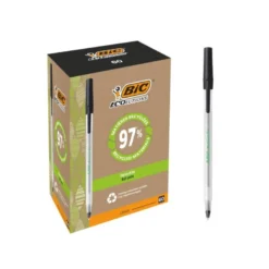 Boligrafo Bic ECOlutions Round Stic Negro 0,4 mm
