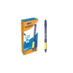 Boligrafo Bic Gelocity Illusion Borrable Color Azul punta 0,7 mm