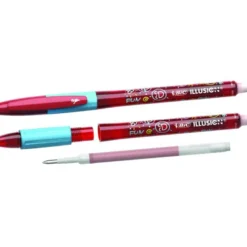 Boligrafo Bic Gelocity Illusion Borrable Rojo punta 0,7 mm