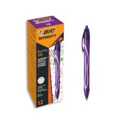 Boligrafo Bic Gelocity Quick Dry Retractil tinta gel color Purpura 0,7 mm