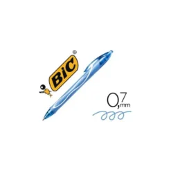 Boligrafo Bic Gelocity Quick Dry Retractil tinta gel color Turquesa 0,7 mm