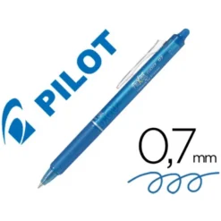 Boligrafo Borrable Pilot Frixion Clicker 0,4 mm color azul claro