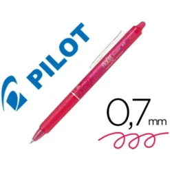 Boligrafo Borrable Pilot Frixion Clicker 0,4 mm color rosa