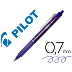 Boligrafo Borrable Pilot Frixion Clicker 0,4 mm color violeta