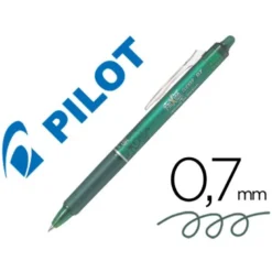 Boligrafo borrable Pilot Frixion Clicker 0,4 mm color verde lima