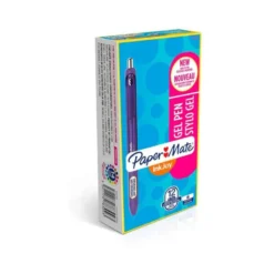 Boligrafo Paper Mate Inkjoy Retractil Gel 0,7 mm Color Morado