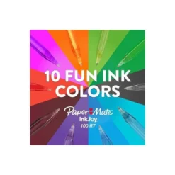 Boligrafo Paper Mate Inkjoy 100 retráctil negro 1 mm
