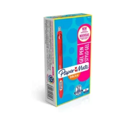 Boligrafo Paper Mate Inkjoy Retractil Gel 0,7 mm Color Rojo